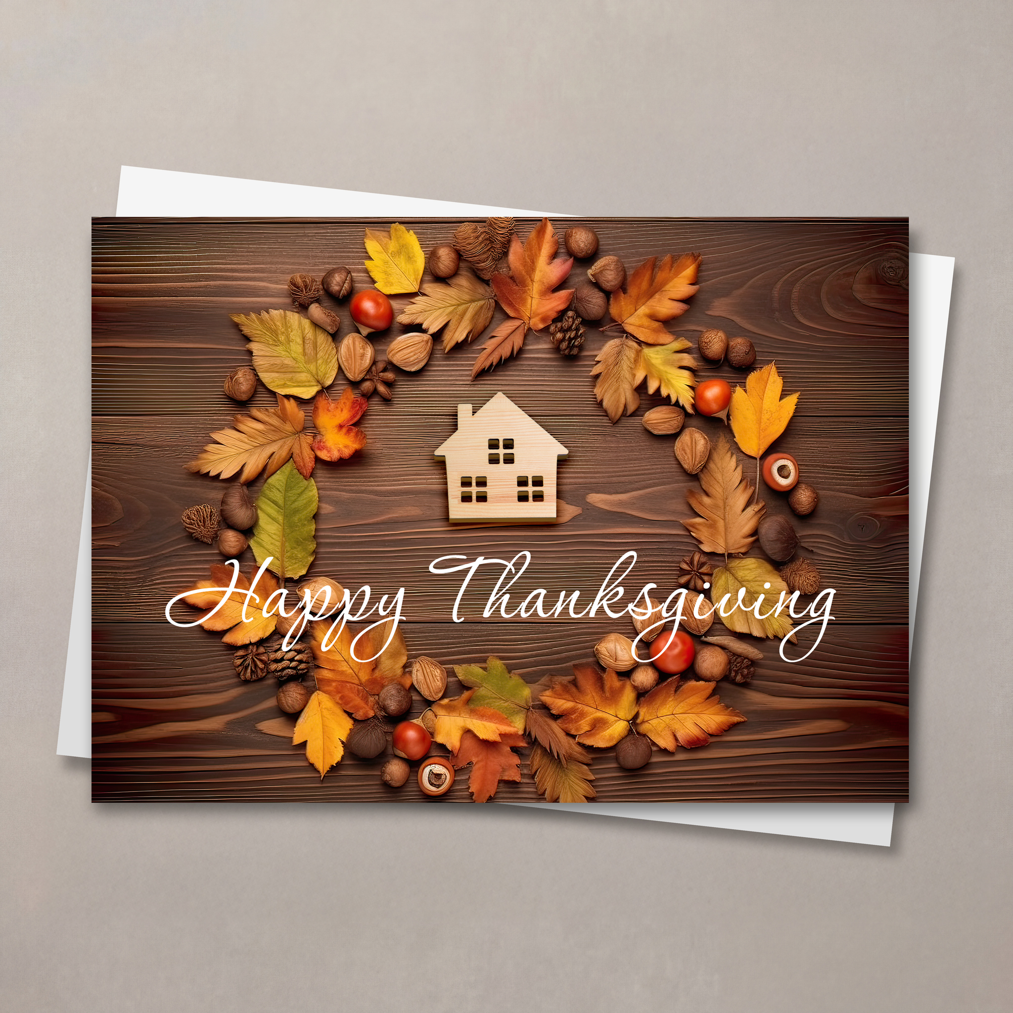 Home of Autumn Thanksgiving Card