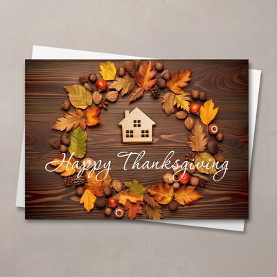 Home of Autumn Thanksgiving Card