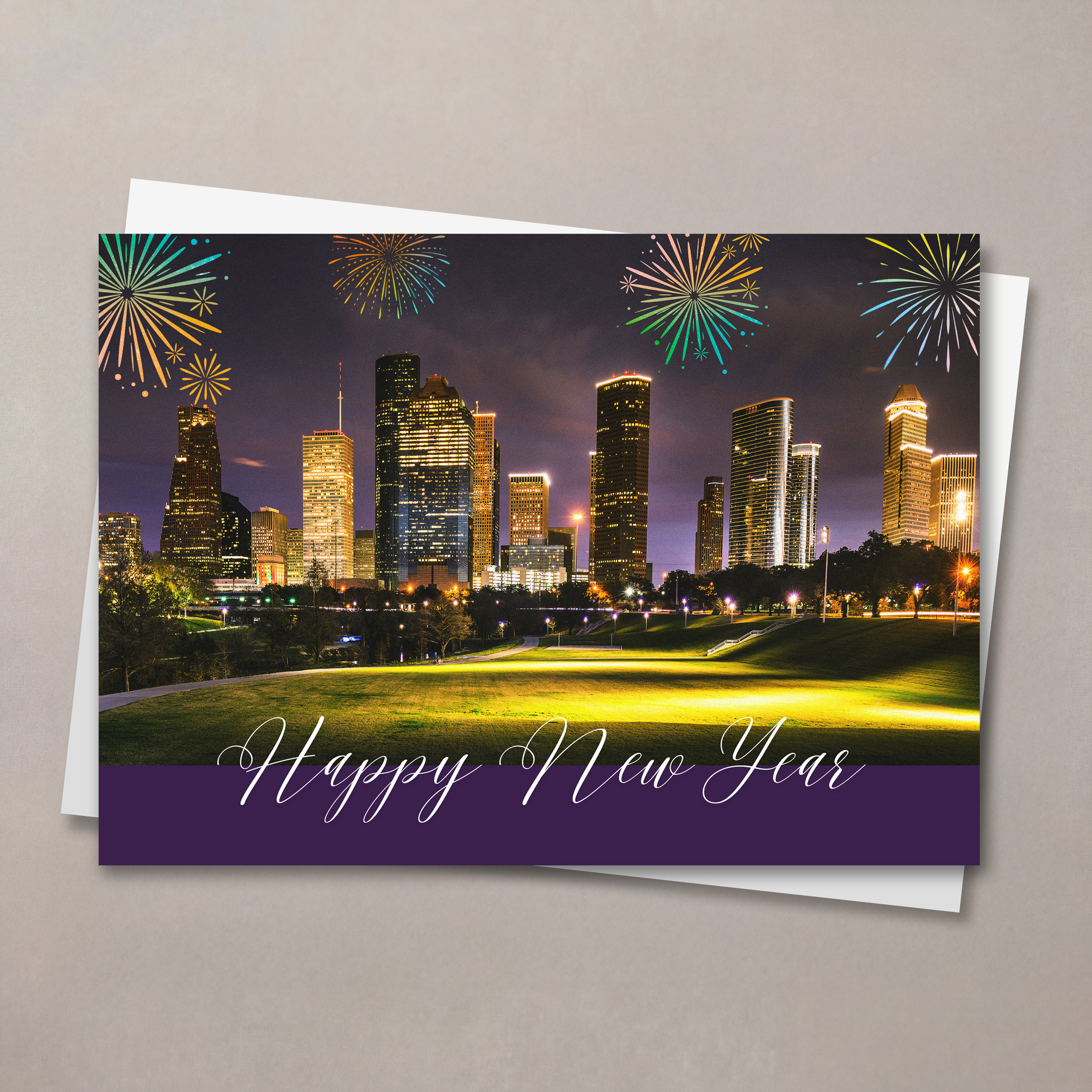 New Year Cityscape Radiance - Houston
