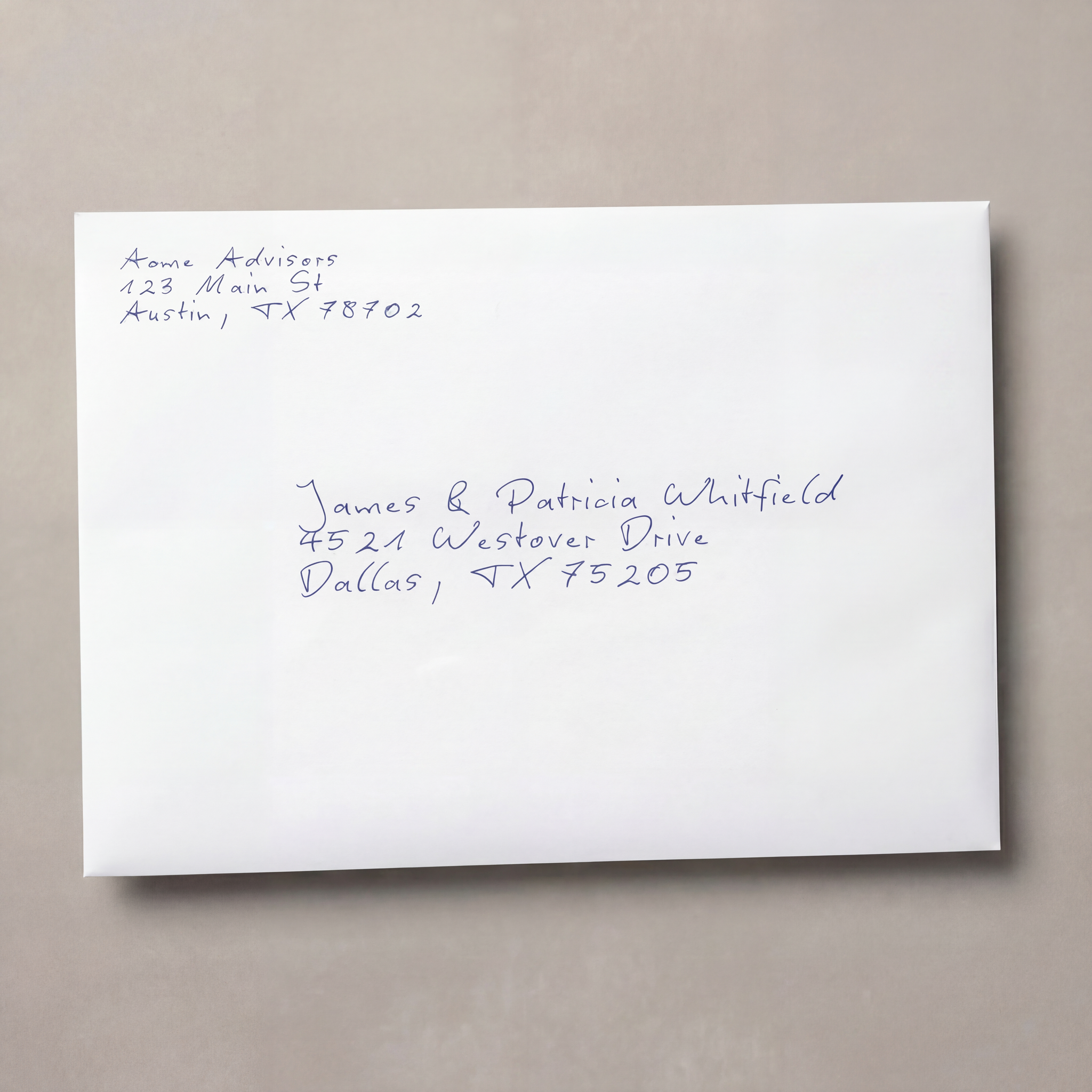 Premium Handwritten Envelopes (Real Pen) - Mailed to You