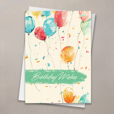 Drifting Watercolor Balloons