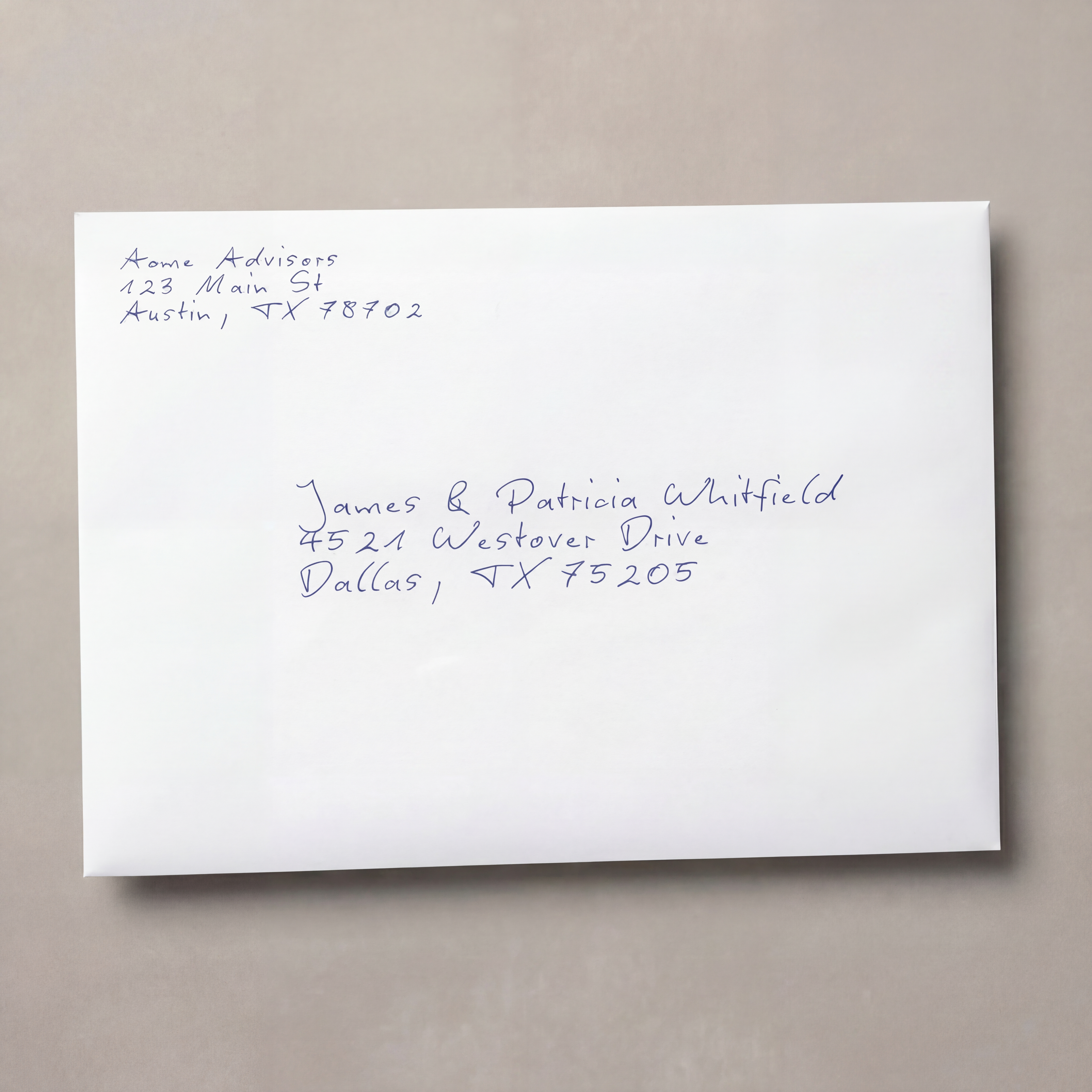 Premium Handwritten Envelopes (Real Pen) - Mailed to You