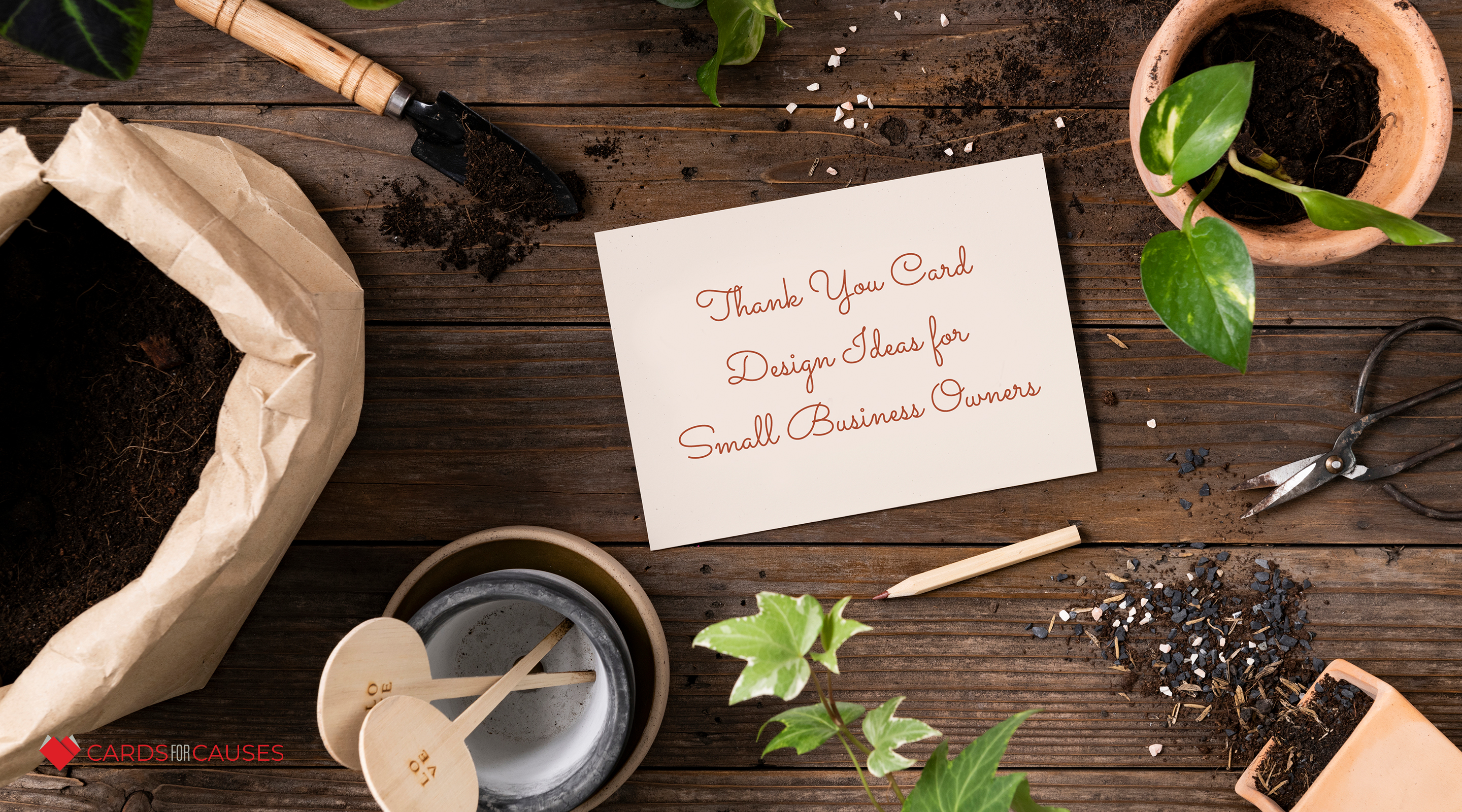 business thank you card design